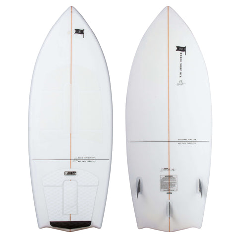 2020 Ronix Flyweight Bat Tail Thruster Wakesurf Board