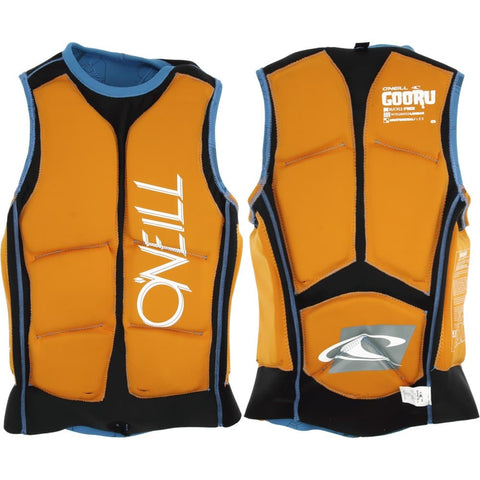 O'Neill Gooru Padded Comp Vest ( Bright Blue/Orange Blaze)