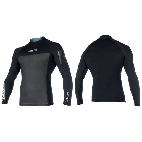 2020 Mystic Star Long Sleeve 2MM Neo Top S Black 