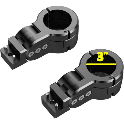 PTM Edge Board Rack Mount Pipe Clamps (Set of 2)