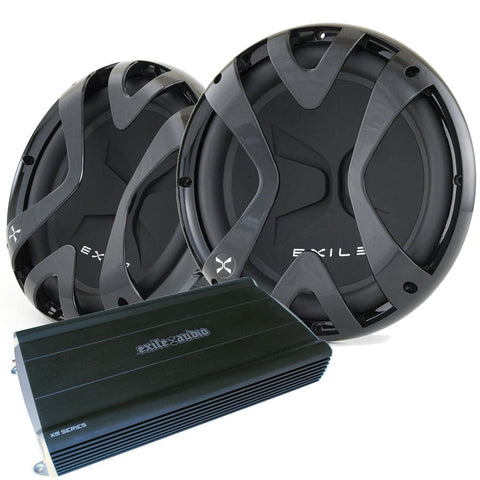 Exile Audio Dual 12" Subwoofer Package