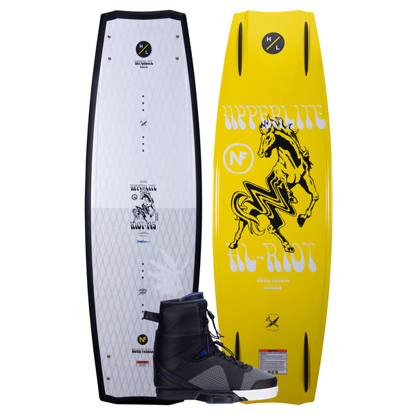 HYPERLITE RIOT BIOウェイクボード 138cm Hyperlite Riot Bio / Team X Wakeboard Package | WakeMAKERS