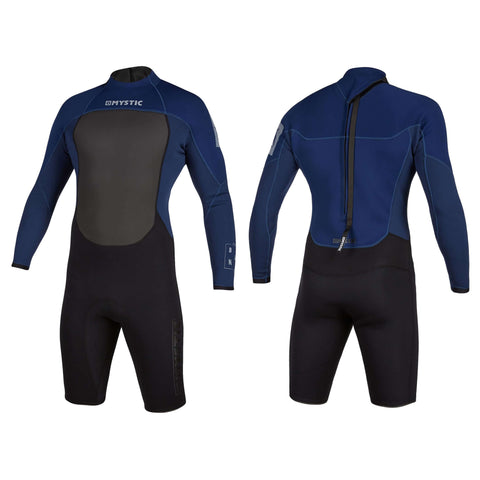 2020 Mystic Brand Longarm 3/2MM Shorty Wetsuit XS Navy 