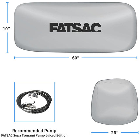 Fly High FATSAC 650 Center Locker / Rear Seat Bag & Supa Tsunami Pump (650 lb)