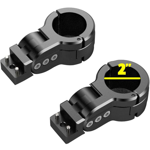 PTM Edge Board Rack Mount Pipe Clamps (Set of 2)